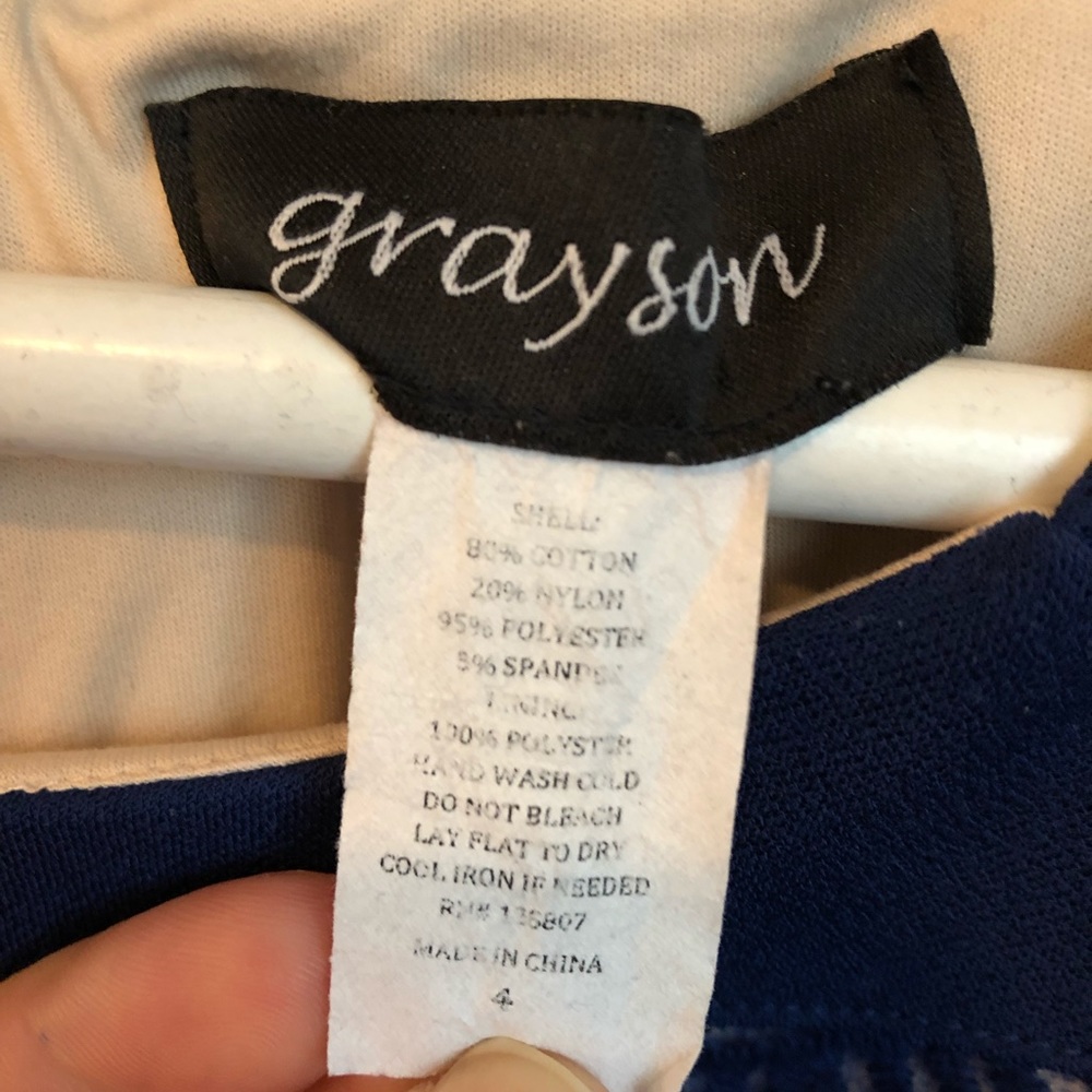 3for$20 Blue illusion cocktail dress - Picture 4 of 4